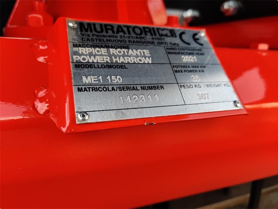Muratori ME150 cm Inkl. såkasse og udjævningsbjælke - Redskaber - Rotorharver - 7