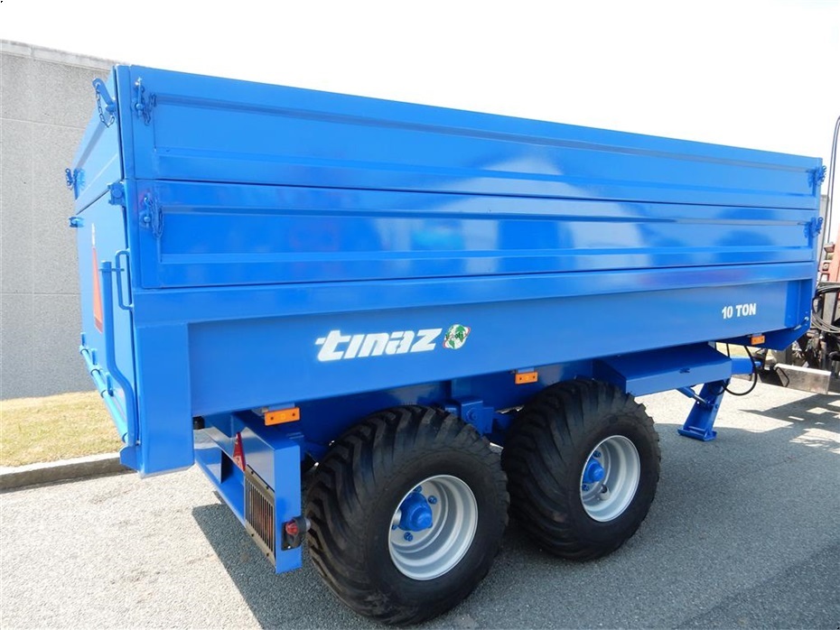 Tinaz 10 tons dumpervogn med 2x30 cm ekstra sider - Vogne - 2