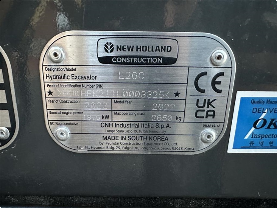 New Holland E26C - Minigravere - 14