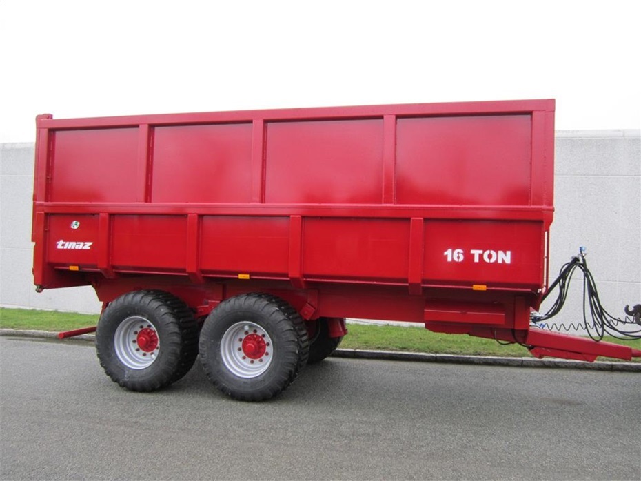 Tinaz 16 tons dumpervogne med kornsider - Vogne - 6