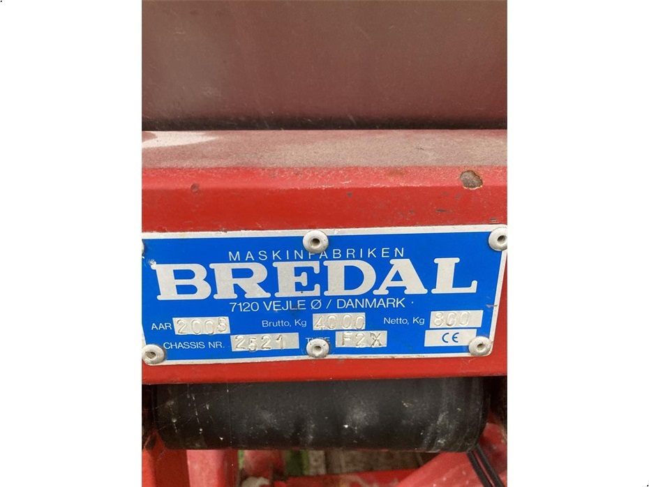 Bredal F2X Rustfrikasse - Gødningsmaskiner - Handelsgødningsspredere - 4