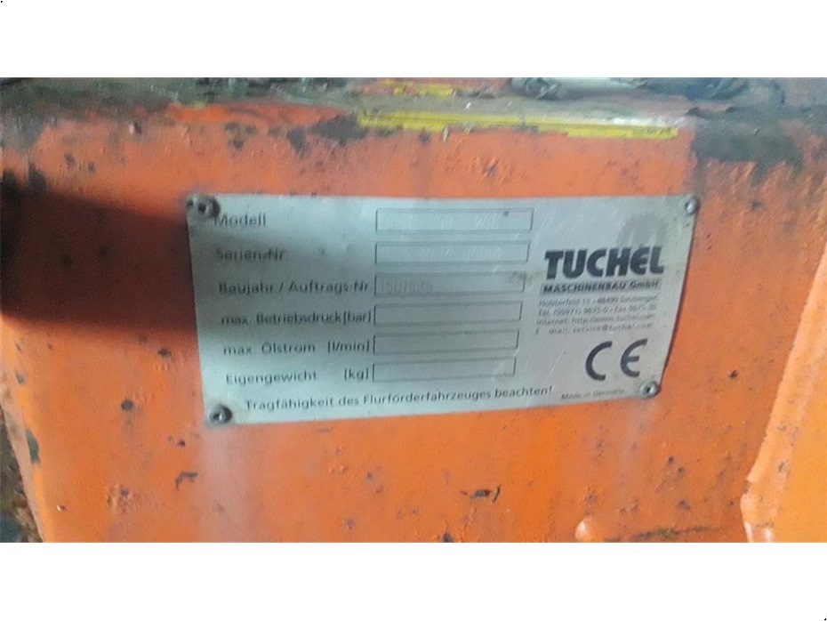 Tuchel Plus P1 230 - Traktormonteret koste/fejemaskiner - Frontophængt - 4